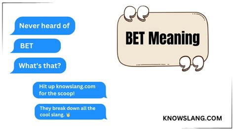 bet means|Bet Definition & Meaning .